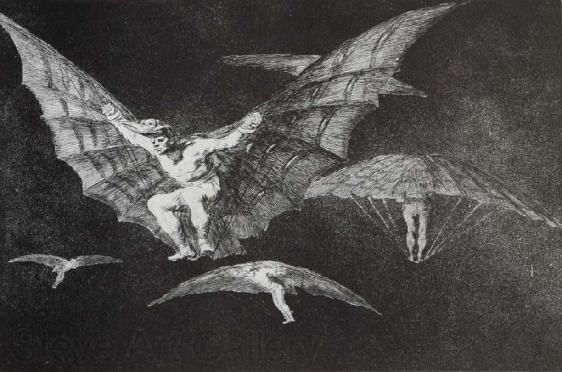 Francisco Goya Modo de volar Spain oil painting art